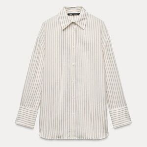 Zara blouse with open back detail